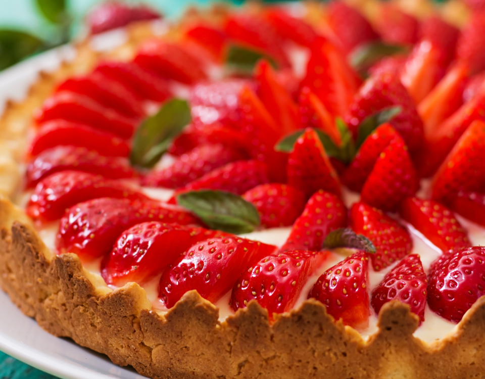tarte aux fraises